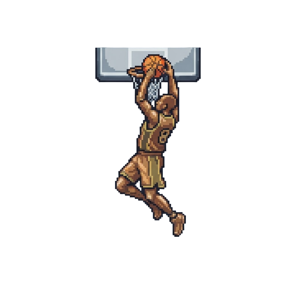 A Statuesque Air-walk Posterizing Dunk