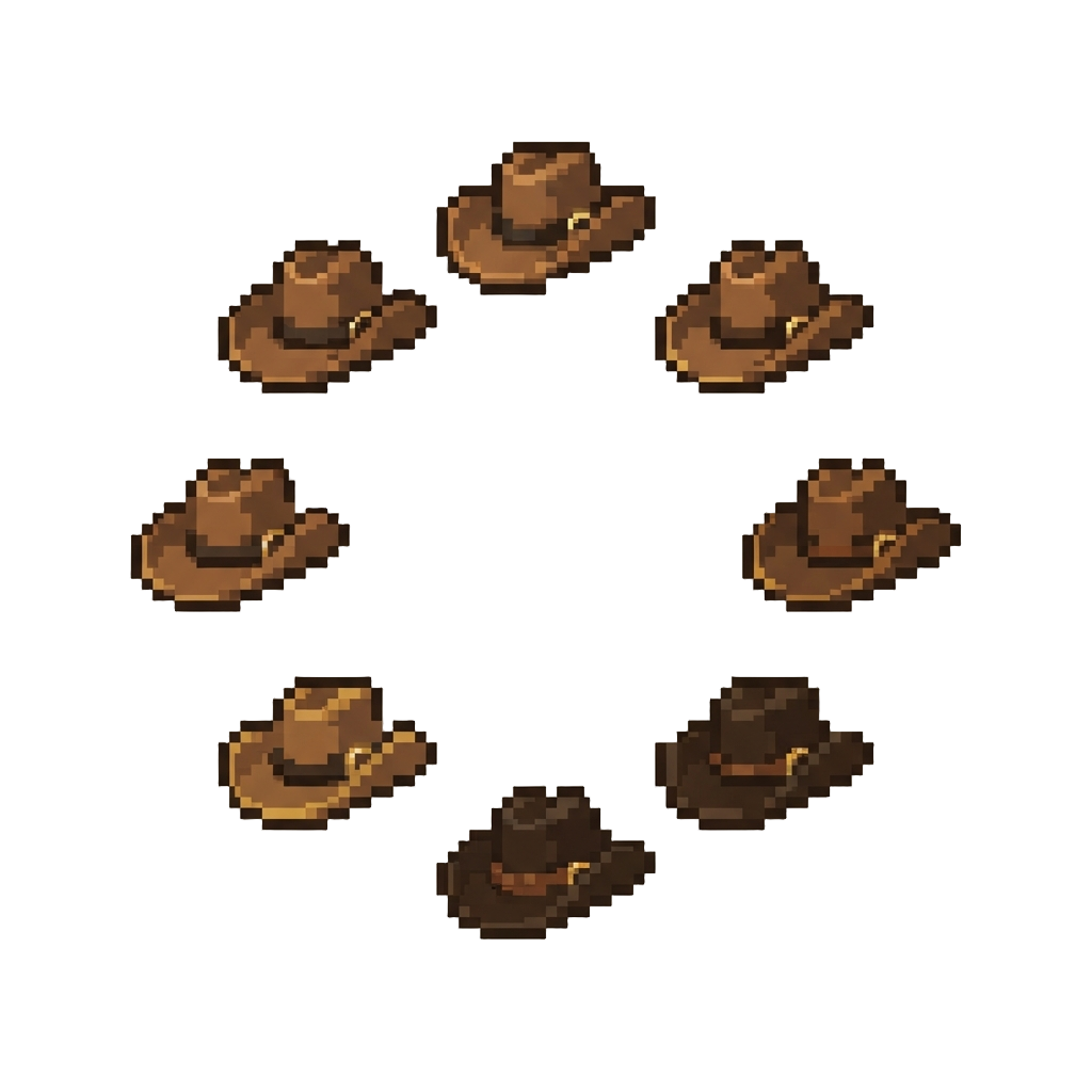 A Ring of Tiny Floating Cowboy Hats