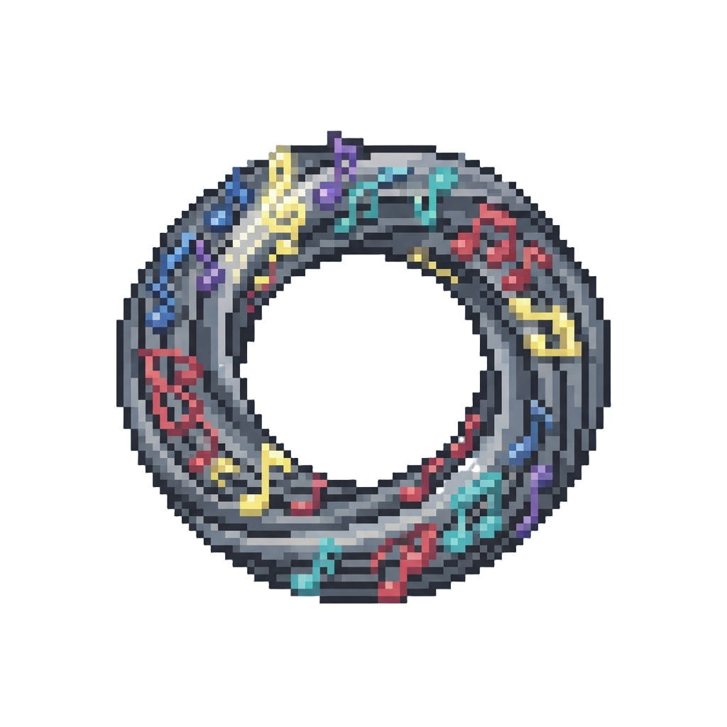 A Ring of Dizzy Swirling Musical Notes