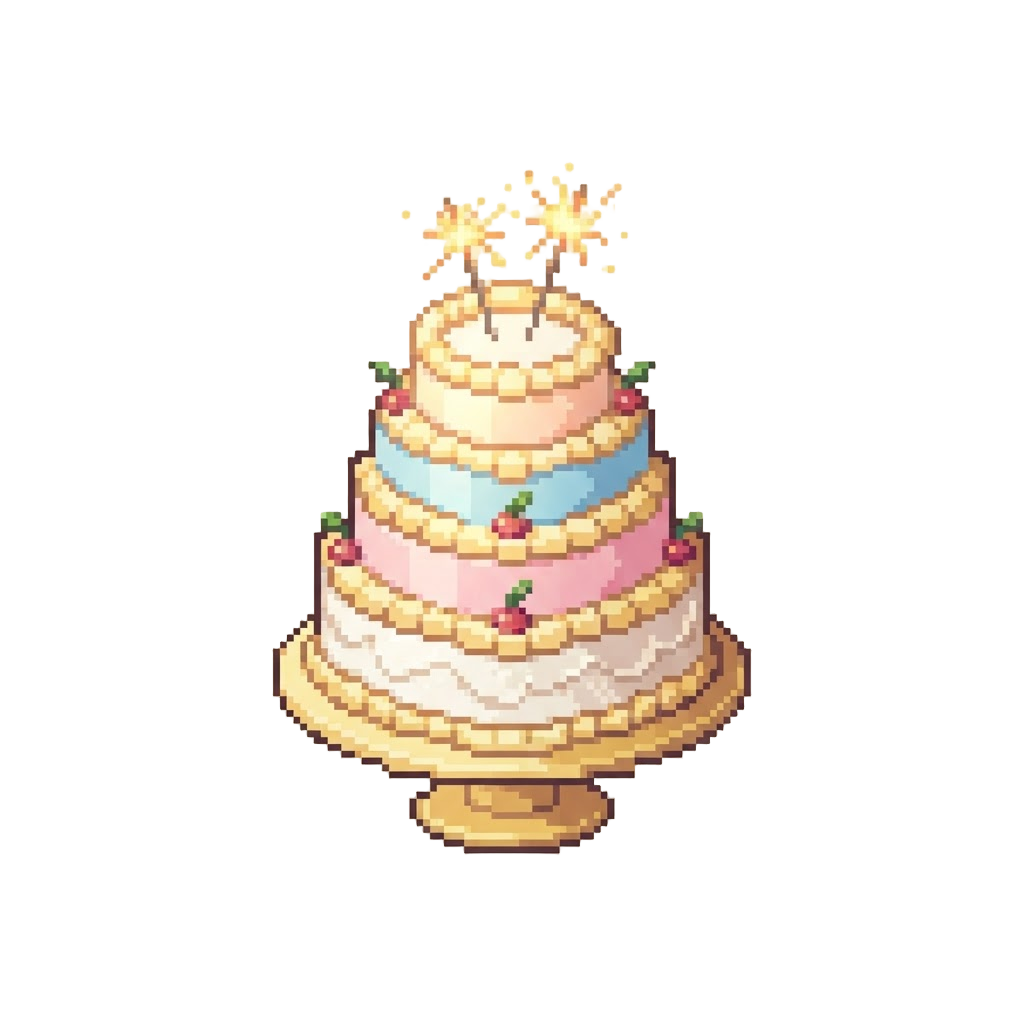 Baking a Towering Glowing Birthday Cake with Sparklers