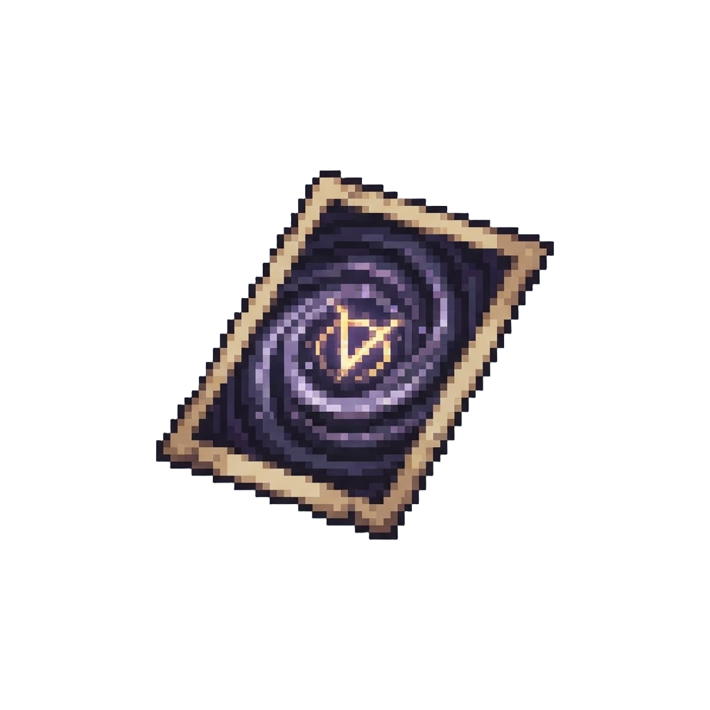 A Swirling Dark Vortex Trap Card