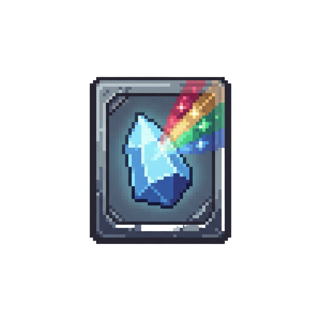 A Crystal Prism Beam Card