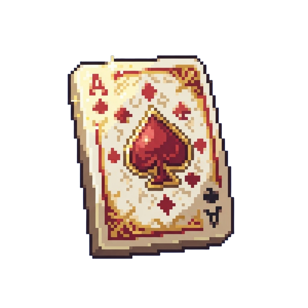 A Glittering Royal Aces Card