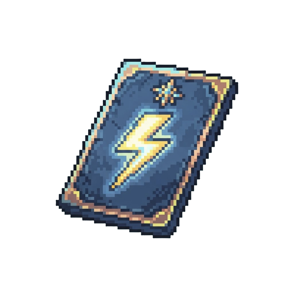A Lightning-infused Spell Card