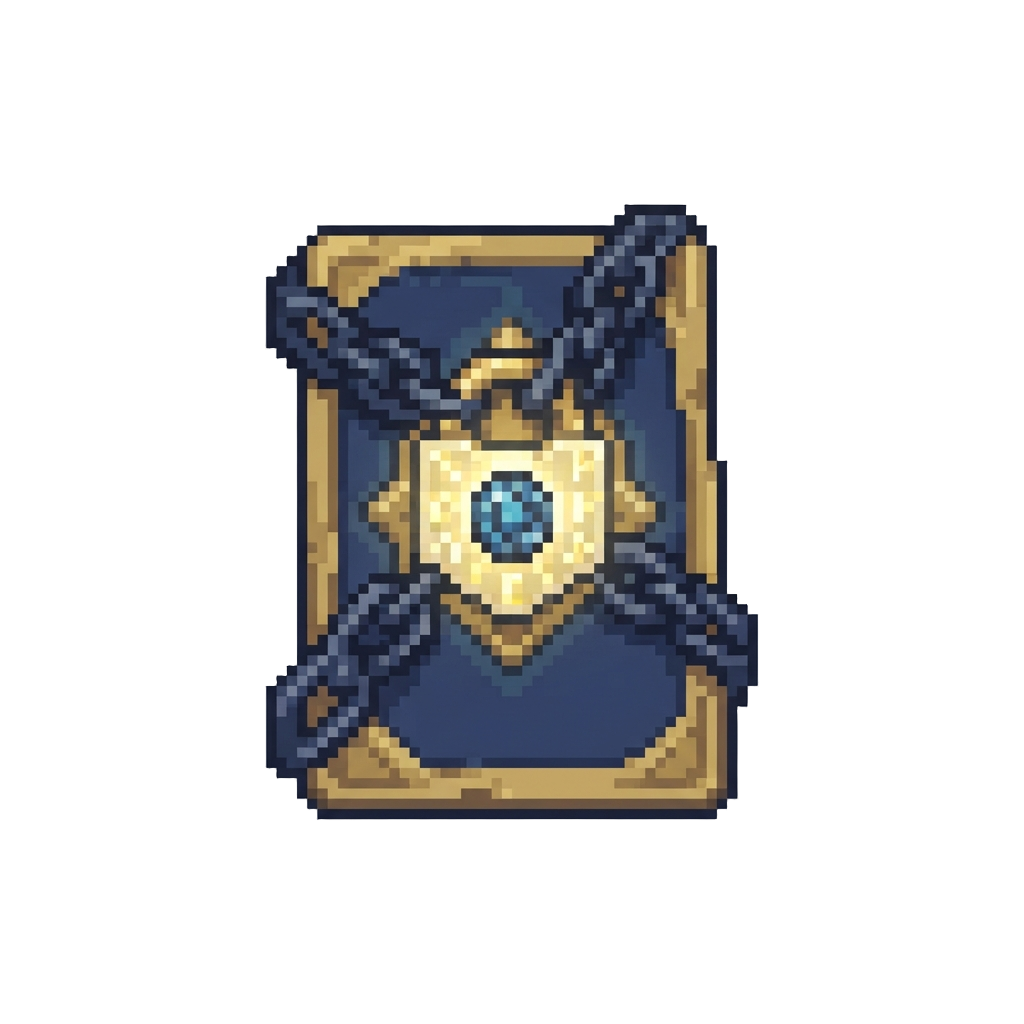 A Glowing Mystic Chain Lock Trap Card
