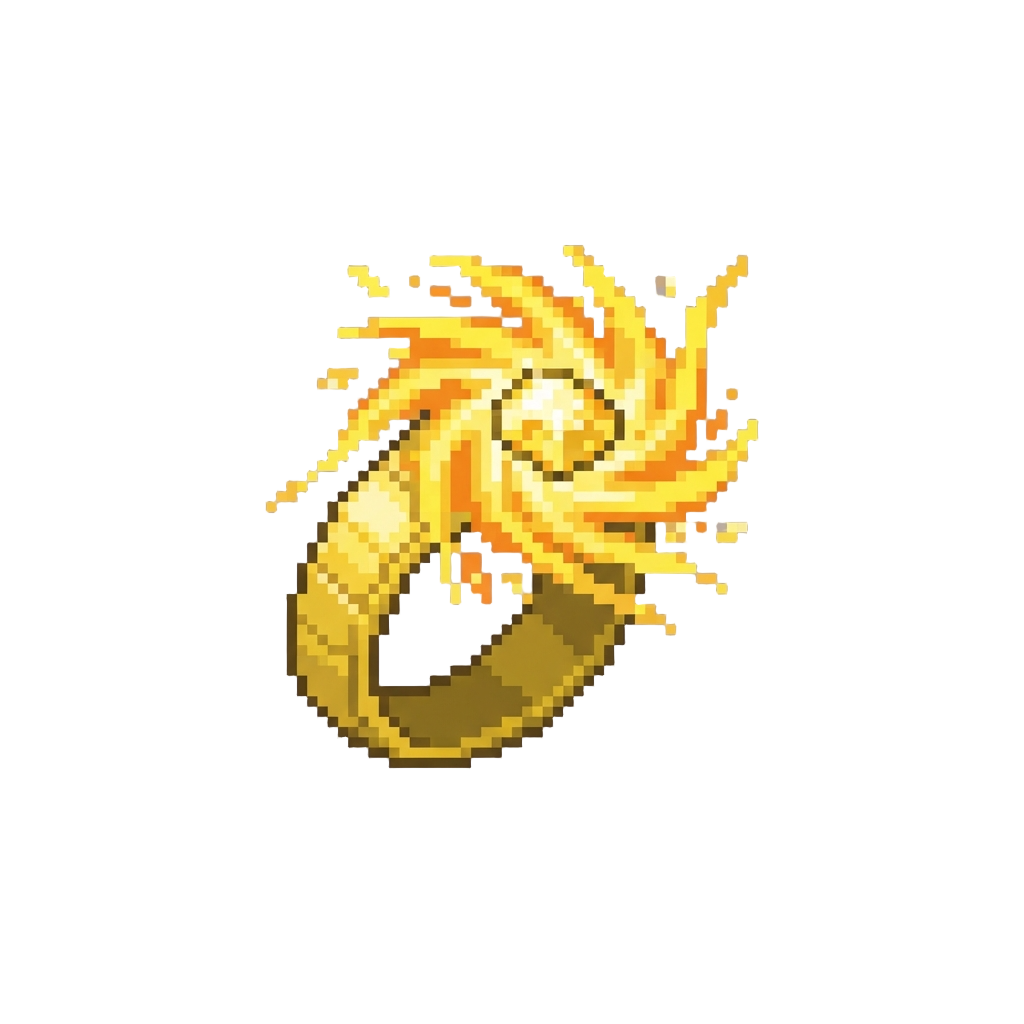 A Blinding Golden Shockwave Ring