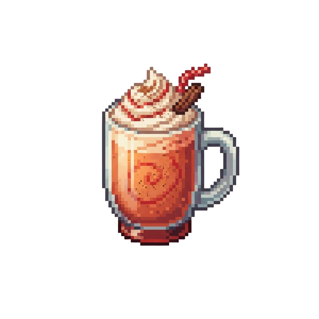 A Hot Sriracha Cinnamon Spiced Milkshake