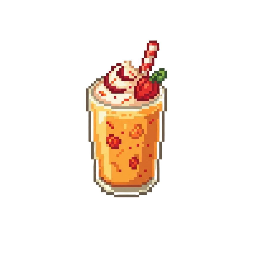 A Volcanic Habanero Mango Milkshake