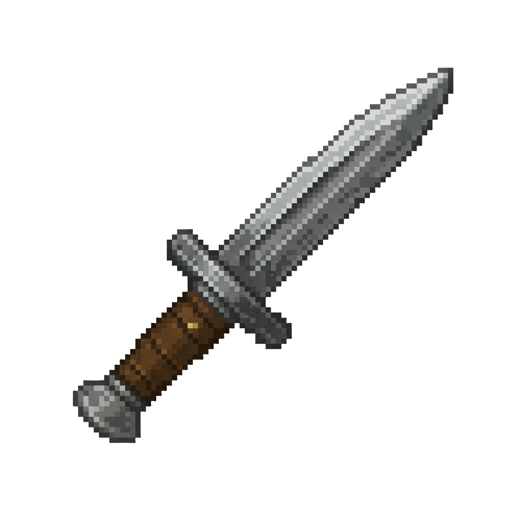A Realistic Weathered Steel Dagger