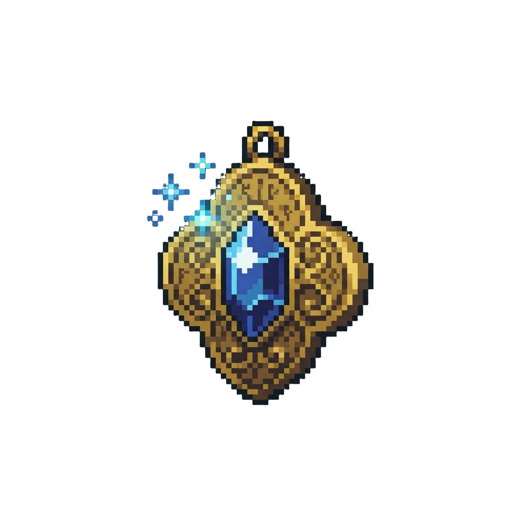 A Floating Magical Talisman