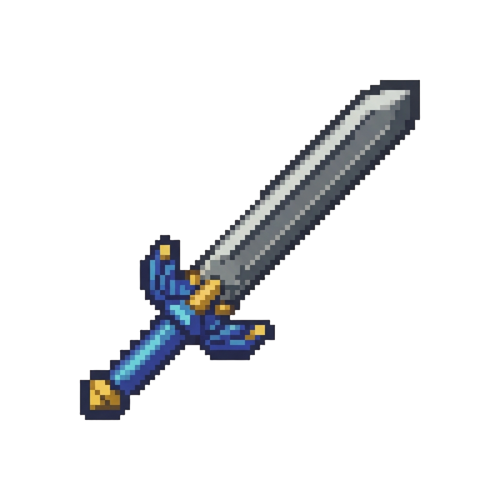 A Cell-shaded Master Sword
