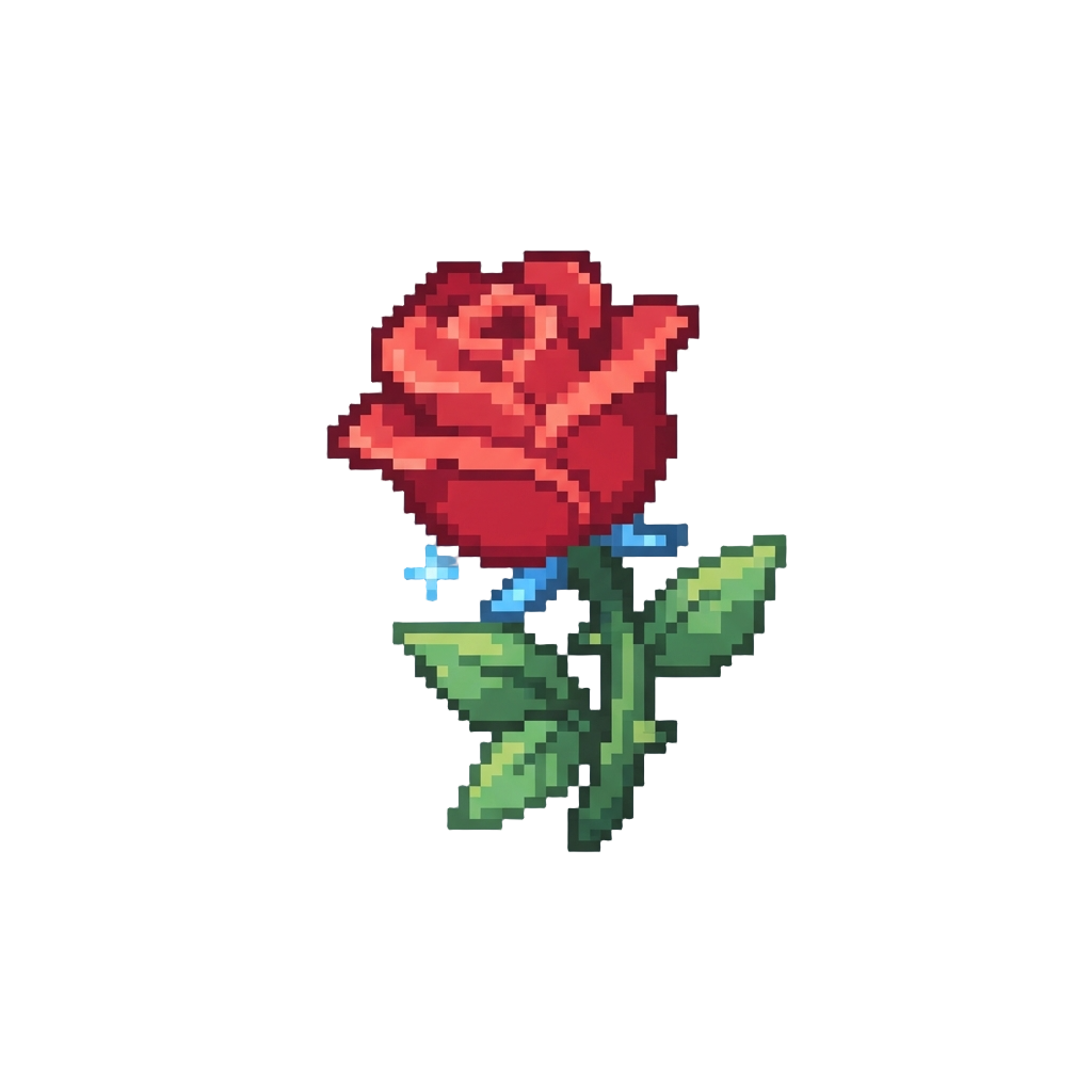 A Floating Magical Rose