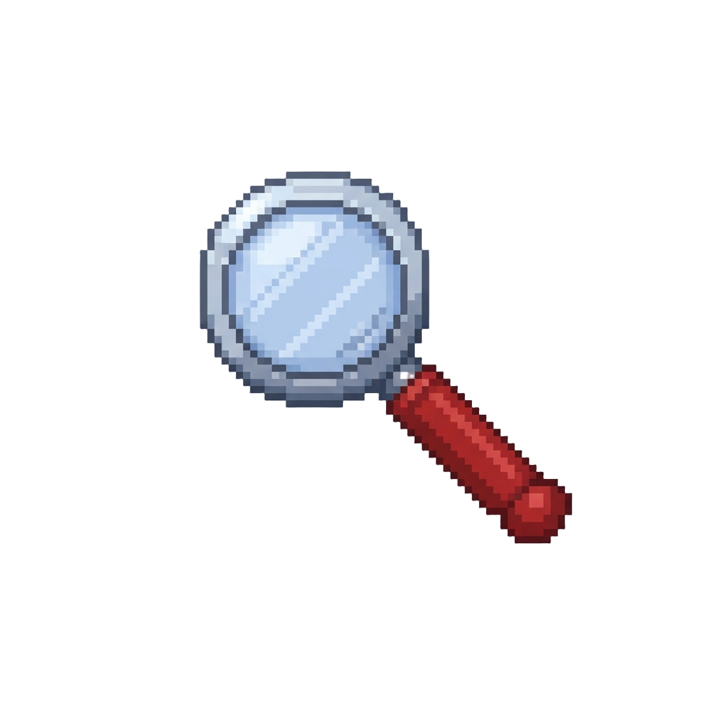 A Miniature Plastic Magnifying Glass