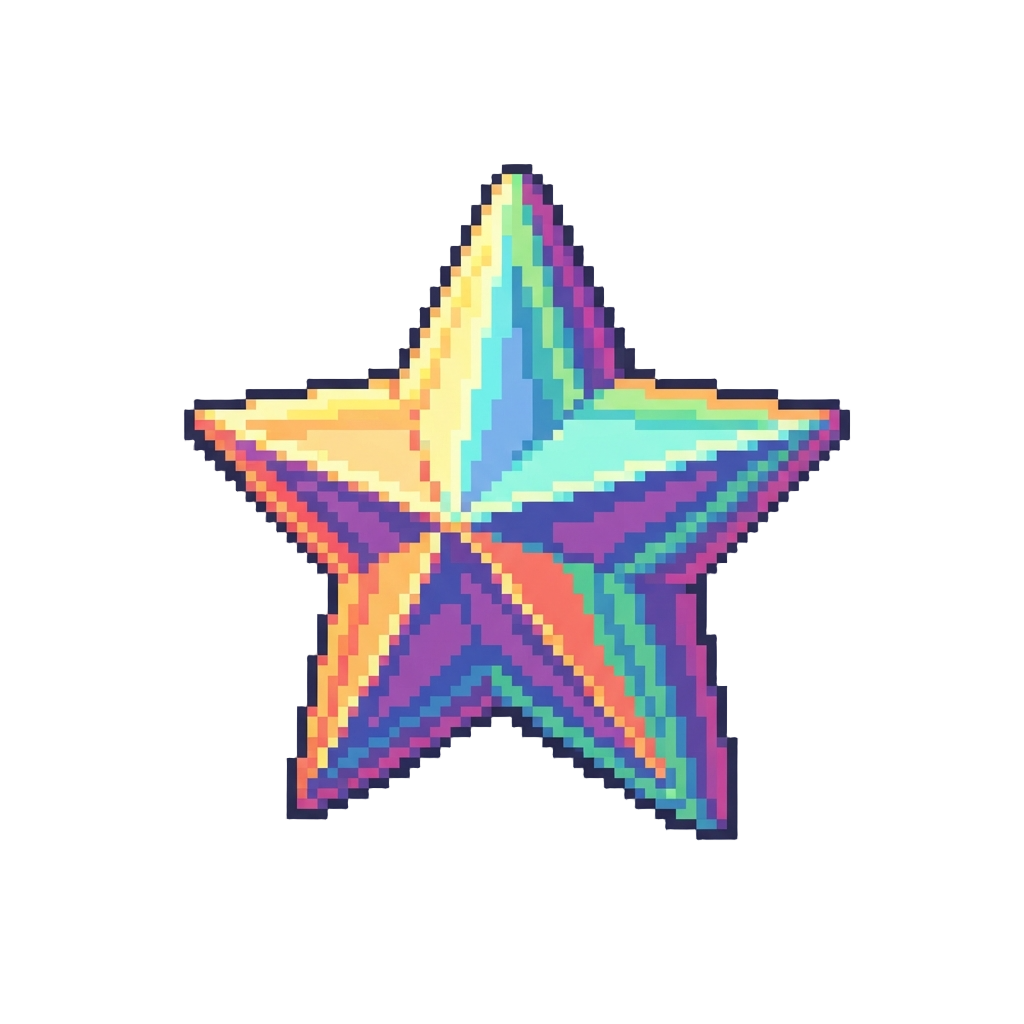 A Rainbow Holographic Power Star