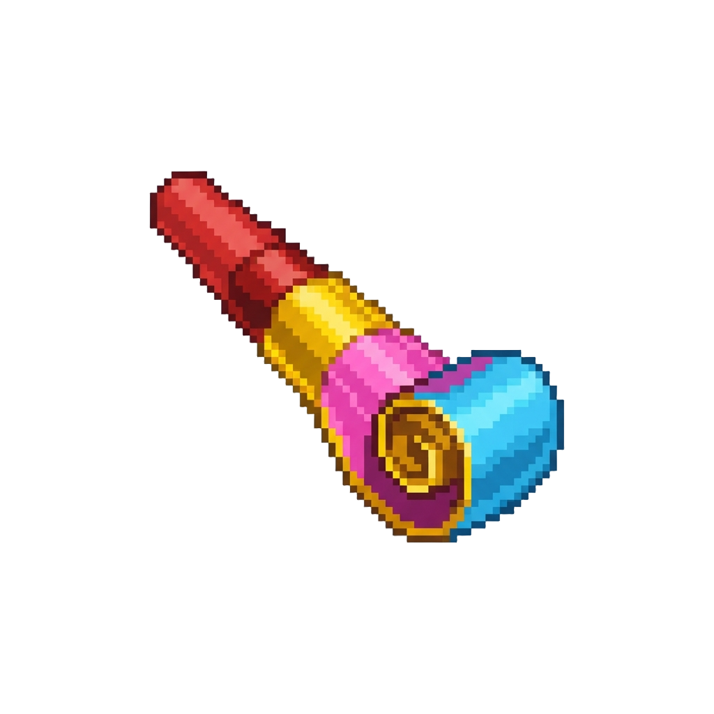 A Shimmering Party Whistle Prize