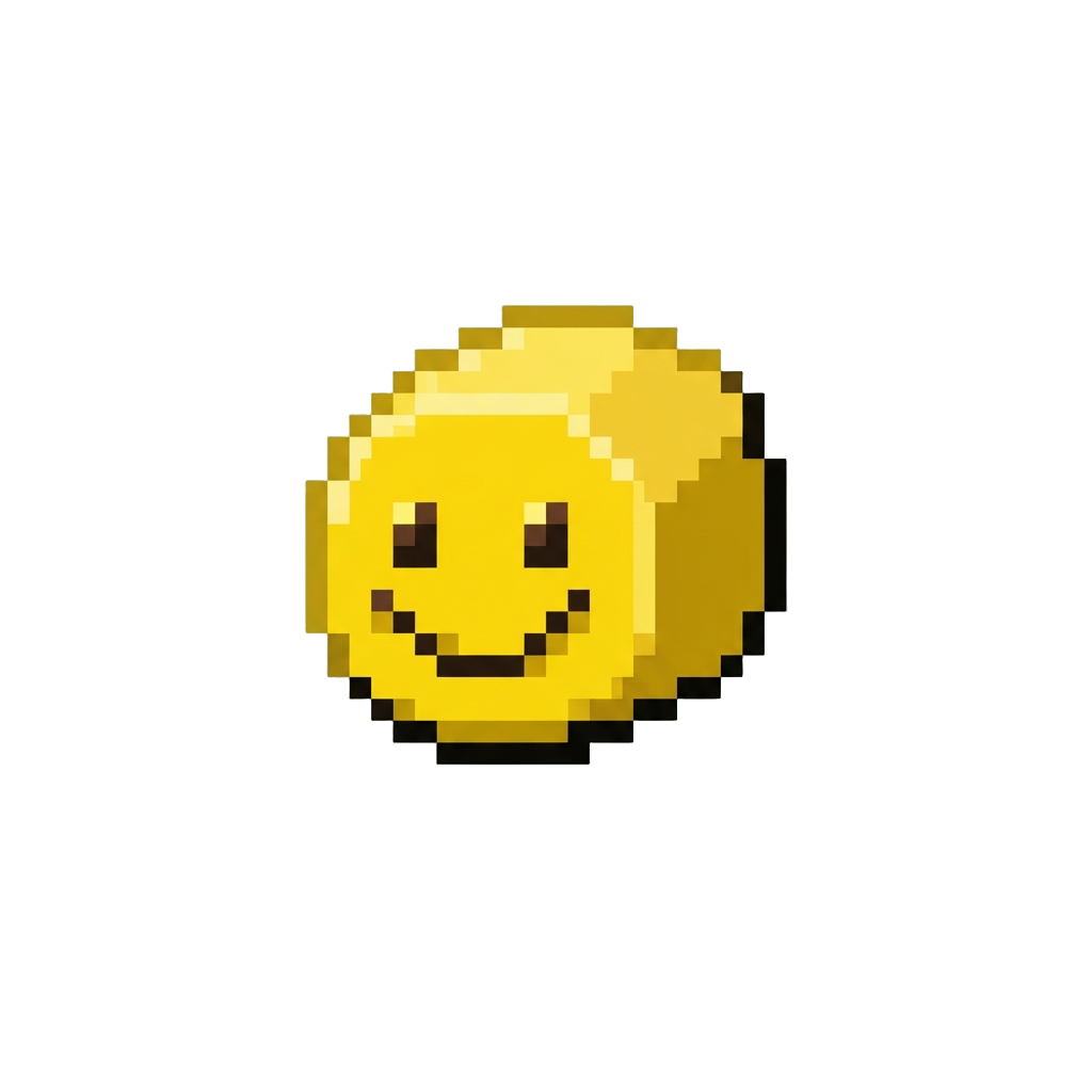Tiny Novelty Smiley Eraser