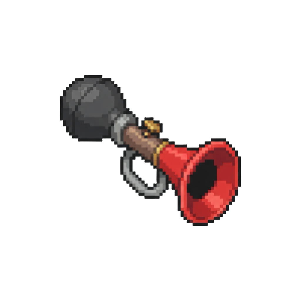 Squeaky Red Clown Horn