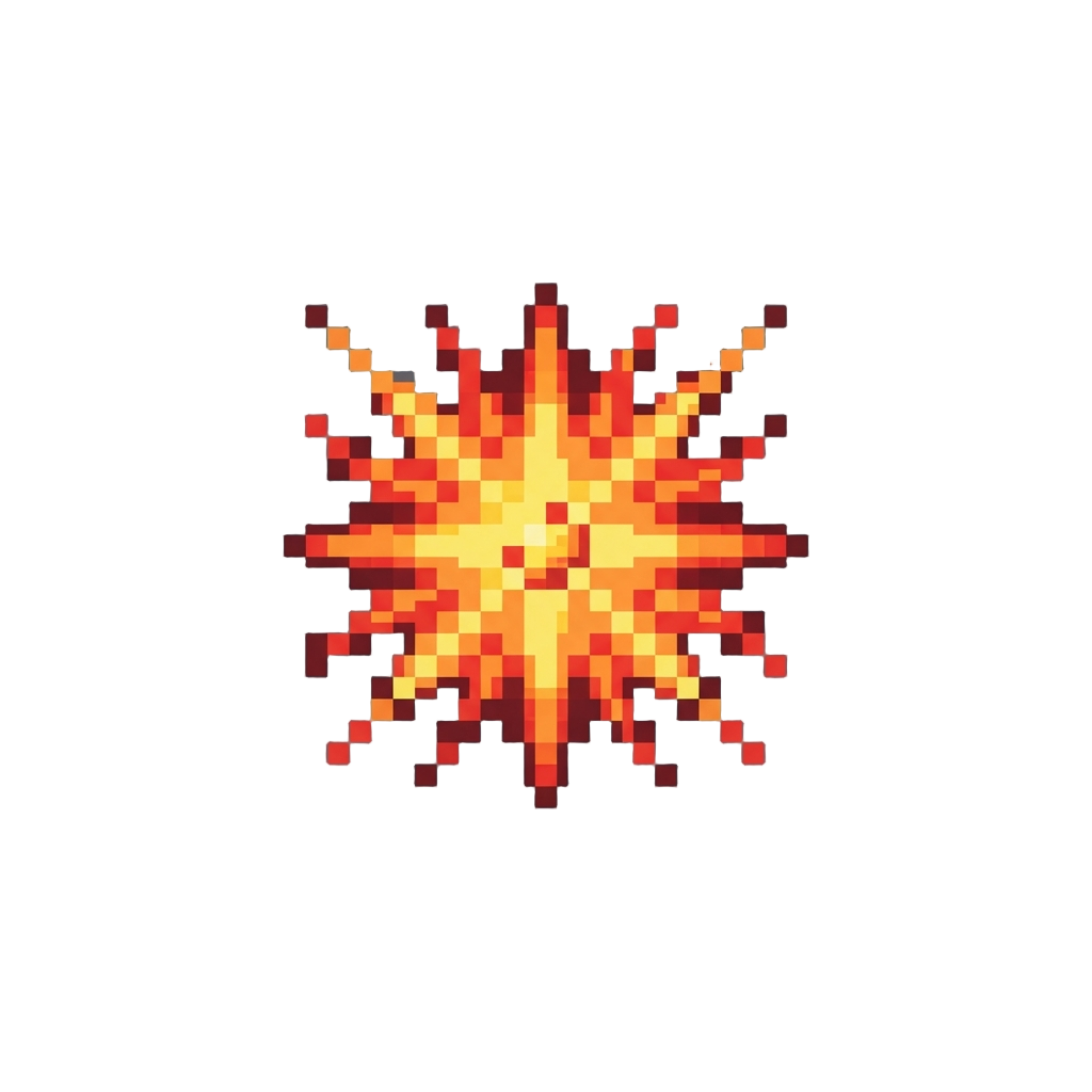 A Bursting Nova of Fiery Star Particles