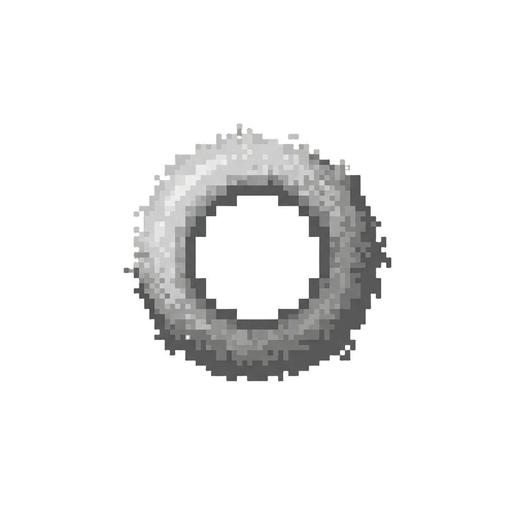 A Faint Ring of Chalky Soot Dust