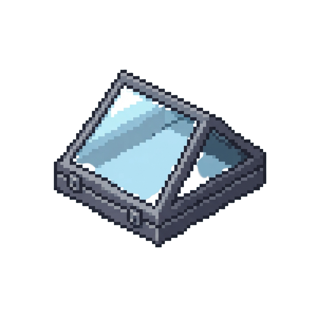 A Polished Glass Rooftop Skylight