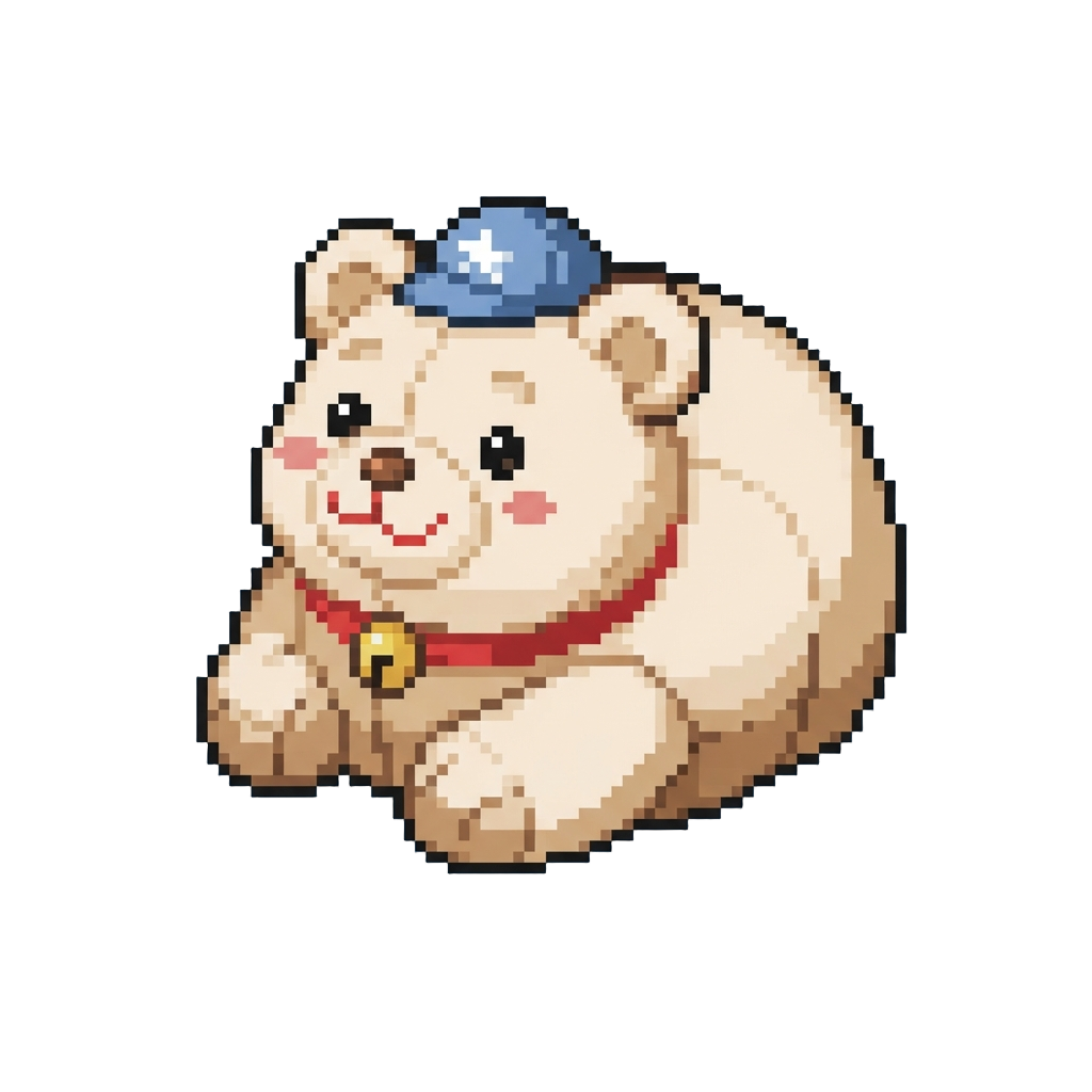 A Giant Plush Mascot Pillow on the Roof