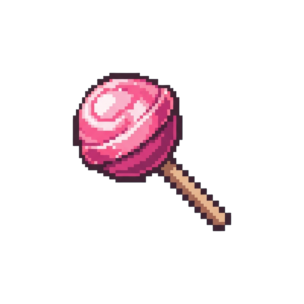 A Sweet Pink Lollipop