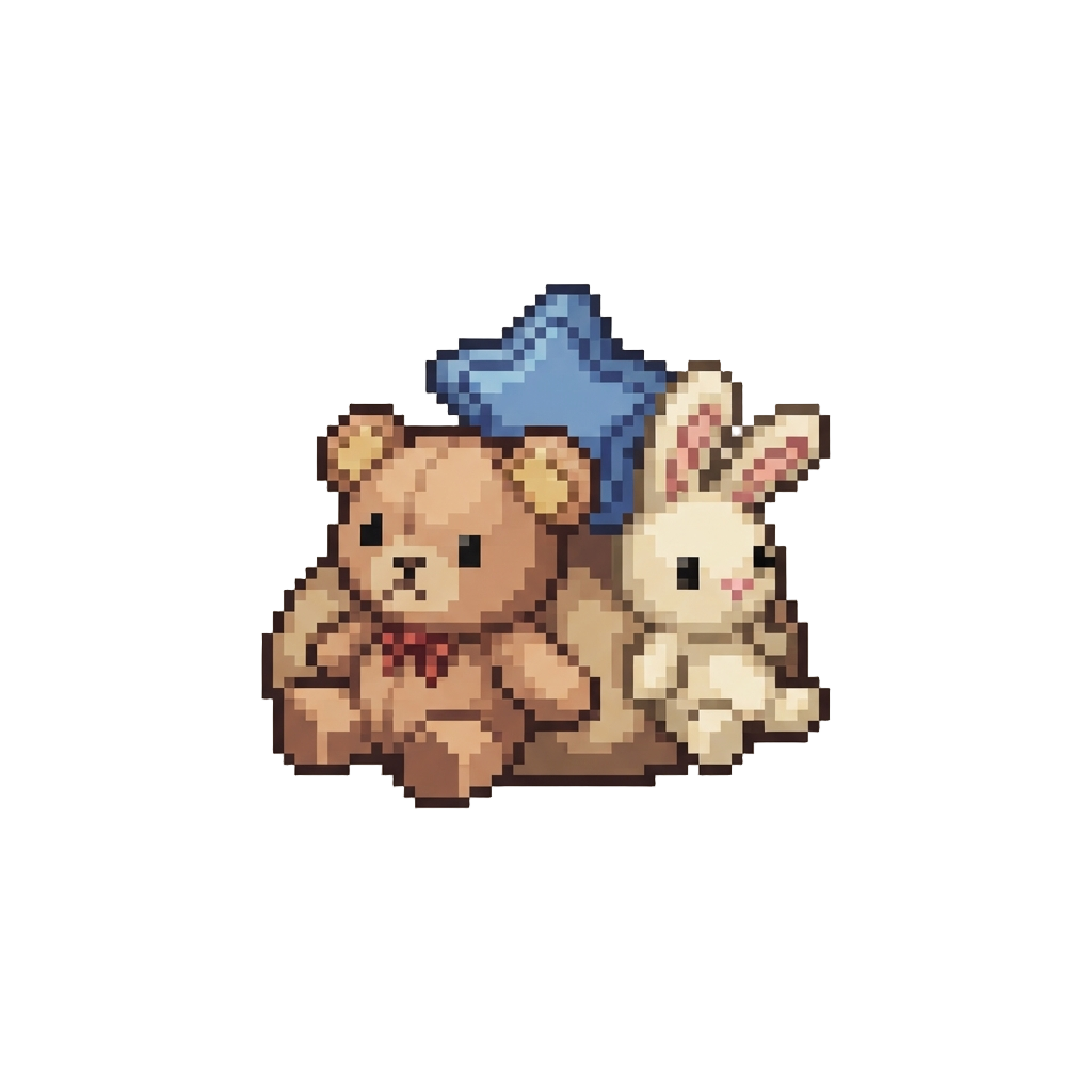 A Mound of Soft Plush Toys