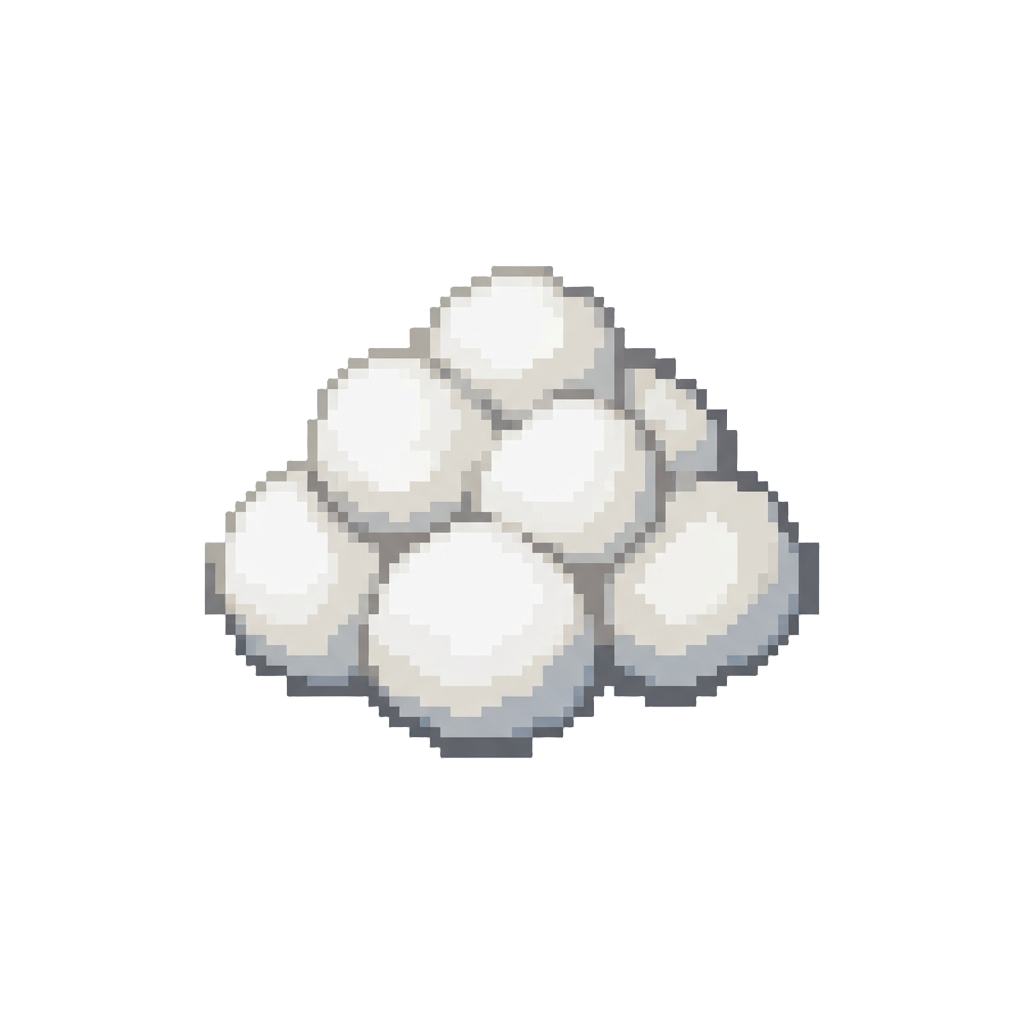 A Pile of Fluffy Cotton Balls