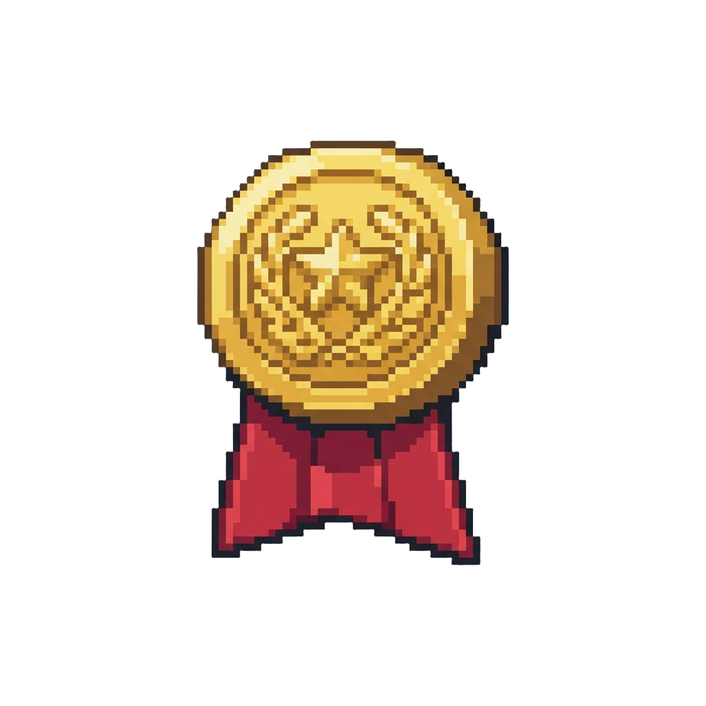 A Giant Gold Medal