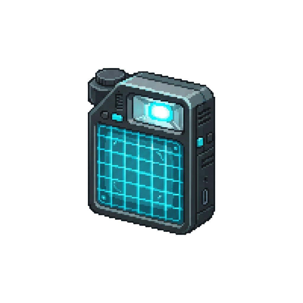 A Neon Cyber Grid Flash