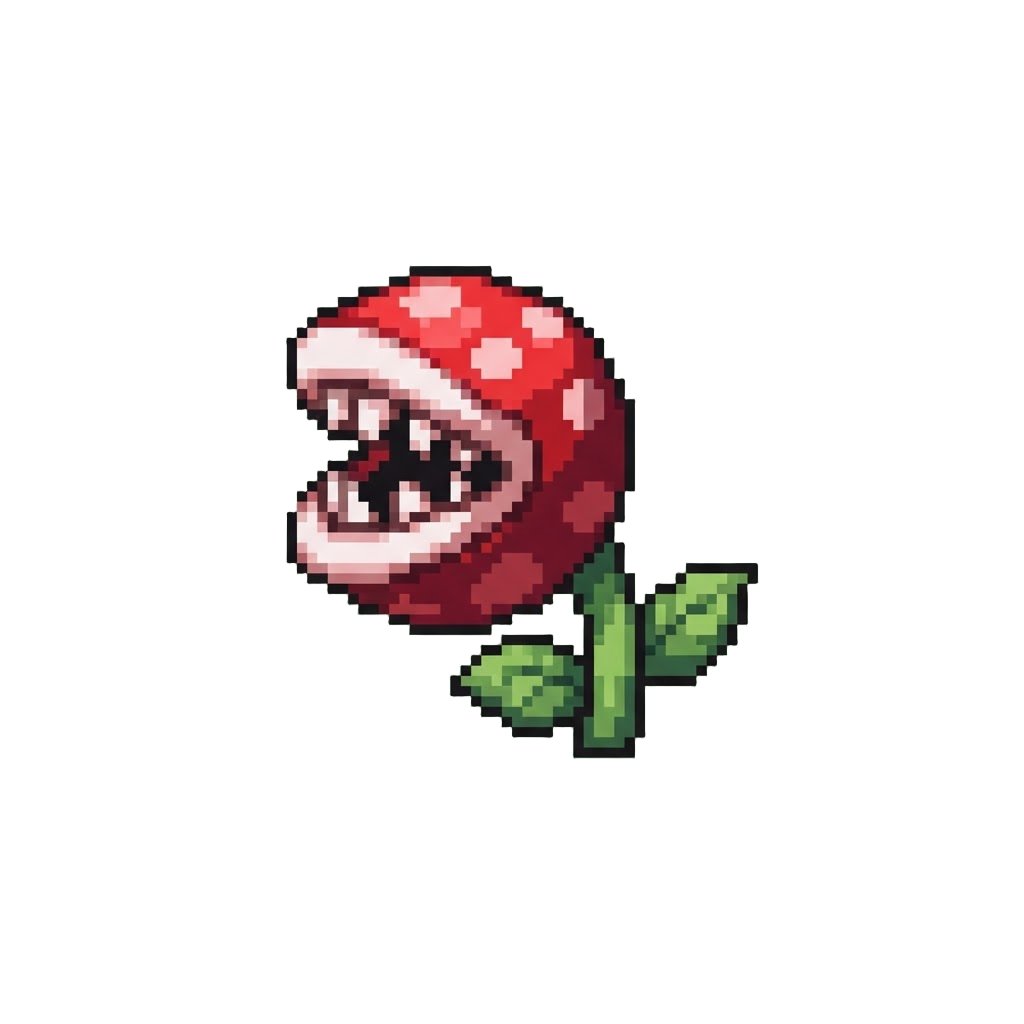 A Snapping Piranha Plant Bud