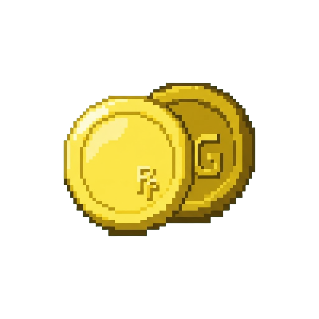 A Pair of Bright Yellow Coins