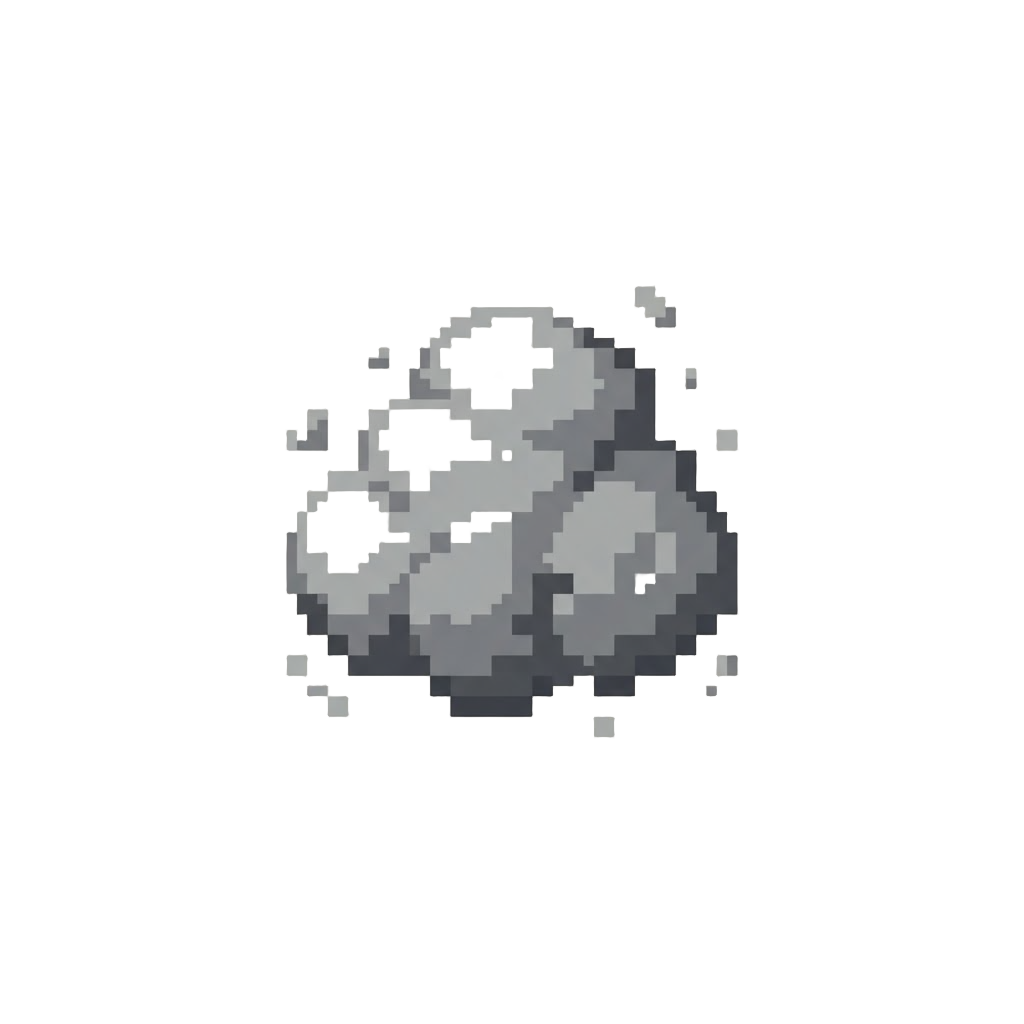 A Tiny Cloud of Gray Dust