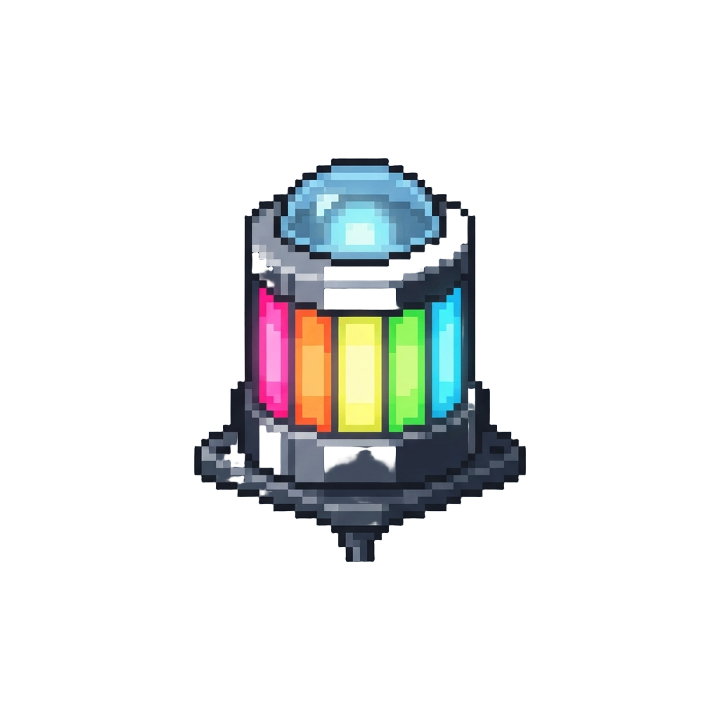 A Dazzling Neon Finish Line Strobe