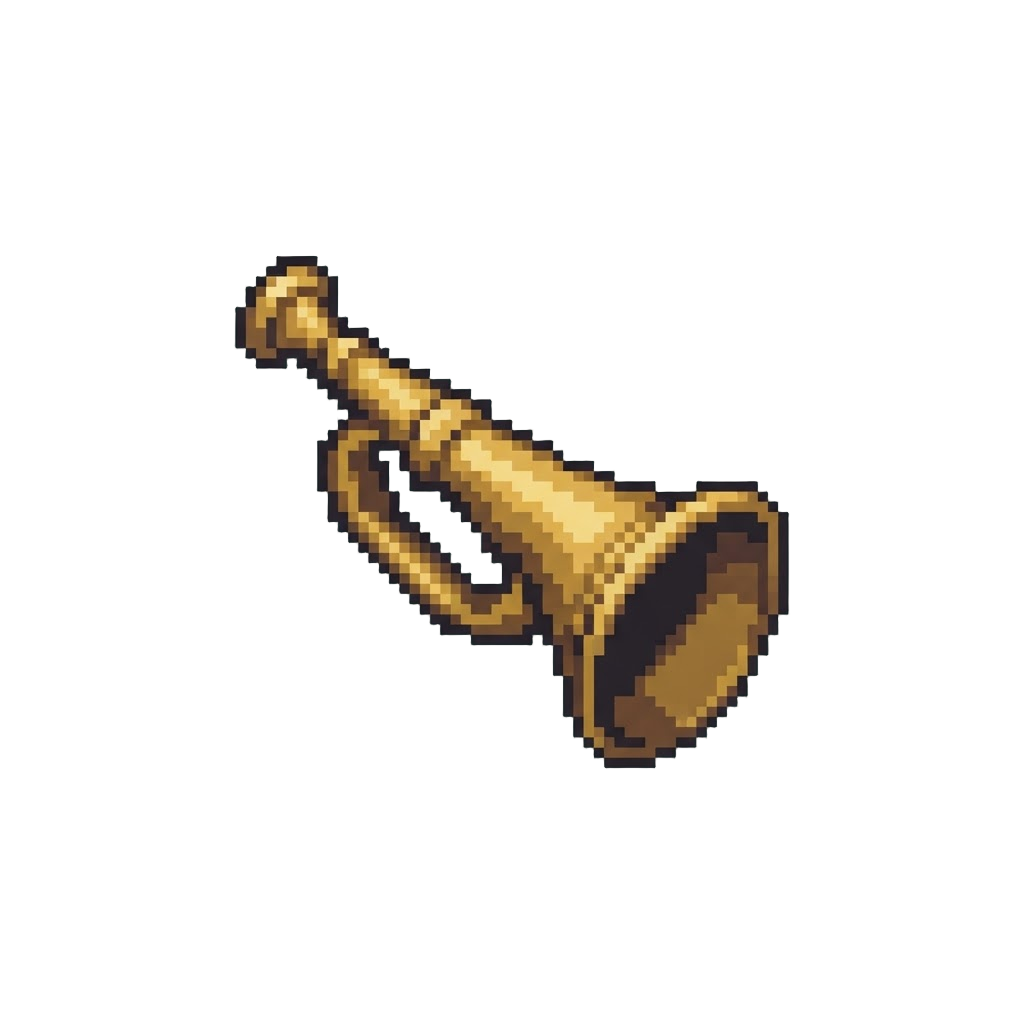 A Loud Brass Warning Horn Blow