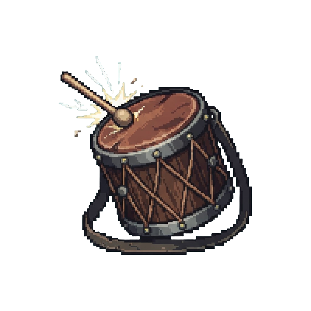A Pounding War Drum Beat