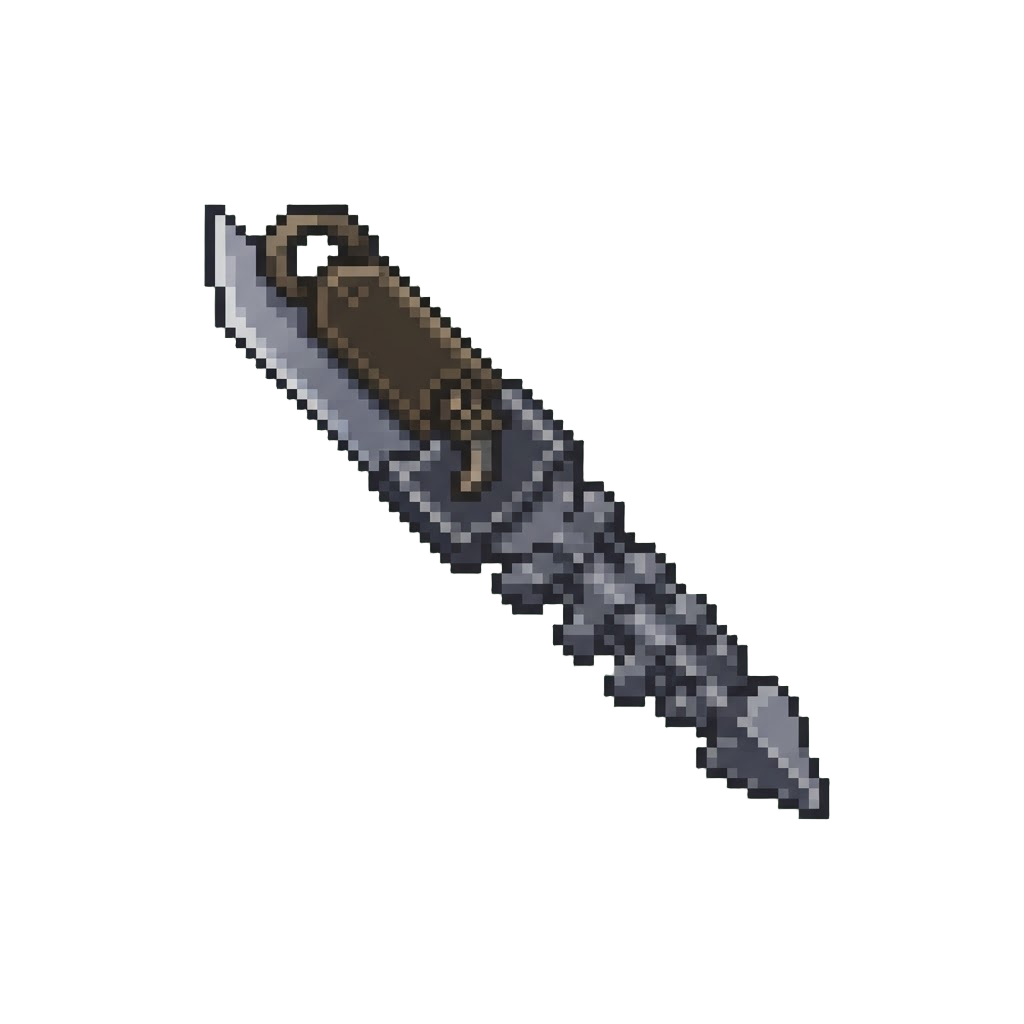 A Silent Hidden-blade Spine Pin