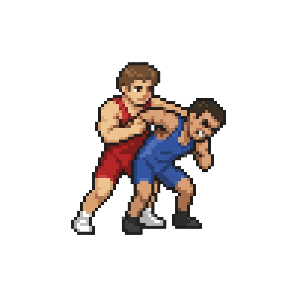 A Sleeper-hold Wrestling Throw