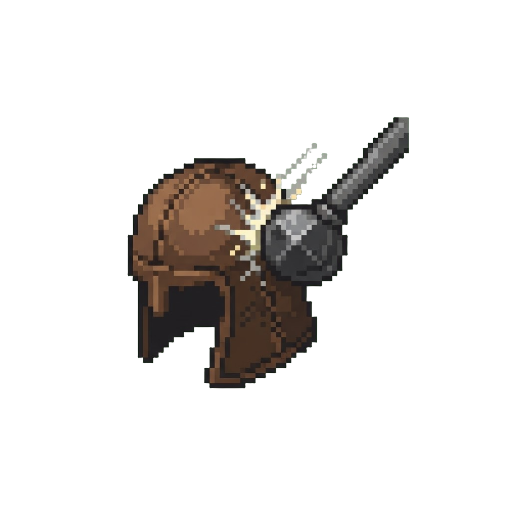 A Heavy Pommel Strike to the Head
