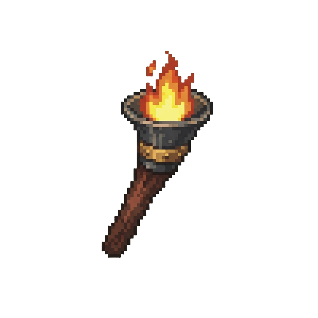 A Flared Signal Torch Lit on the Bridge