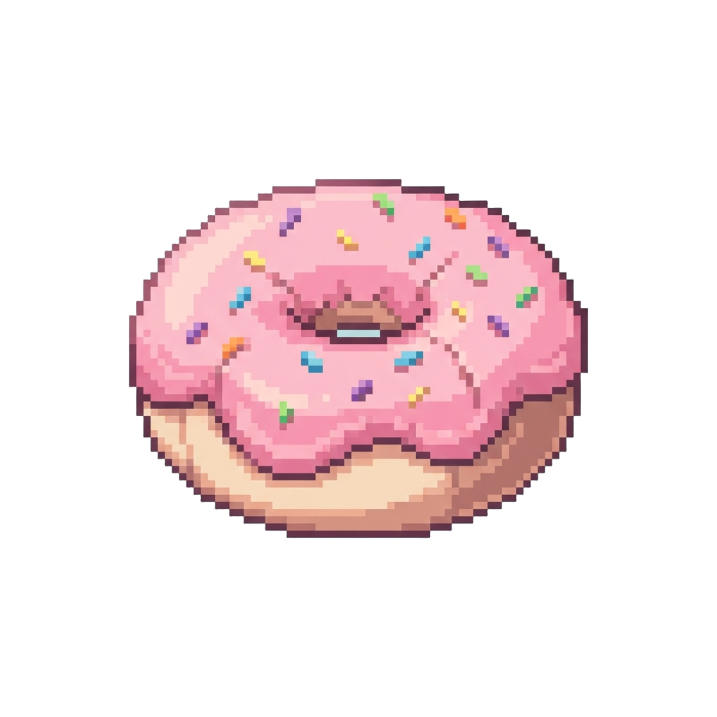 A Fluffy Giant Plush Donut