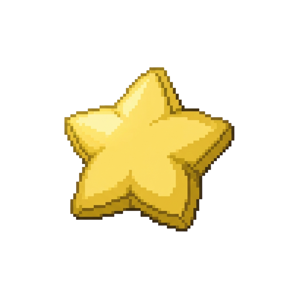 A Giant Glowing Star Cushion