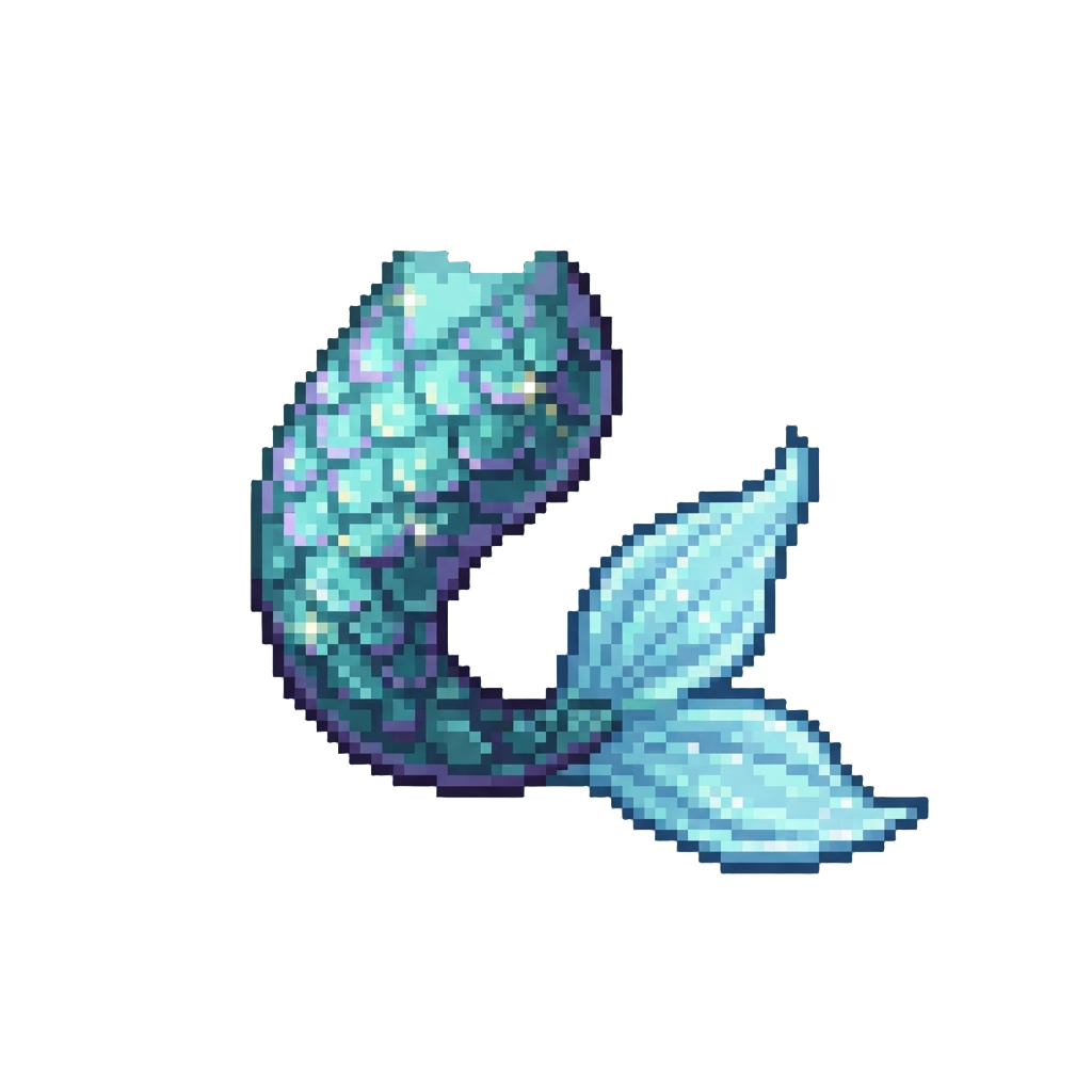 A Sparkly Mermaid Tail That Forces an Awkward Waddle