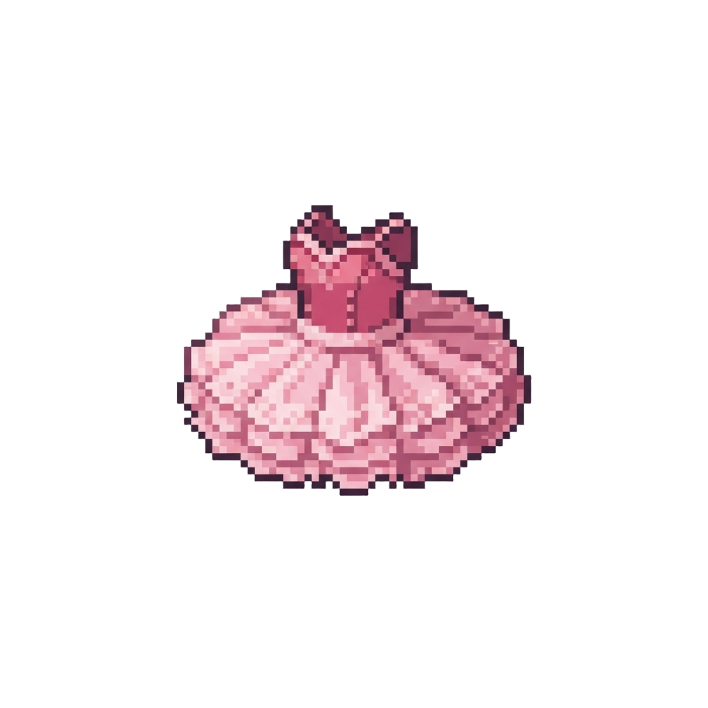 A Pink Frilly Ballet Tutu Two Sizes Too Small