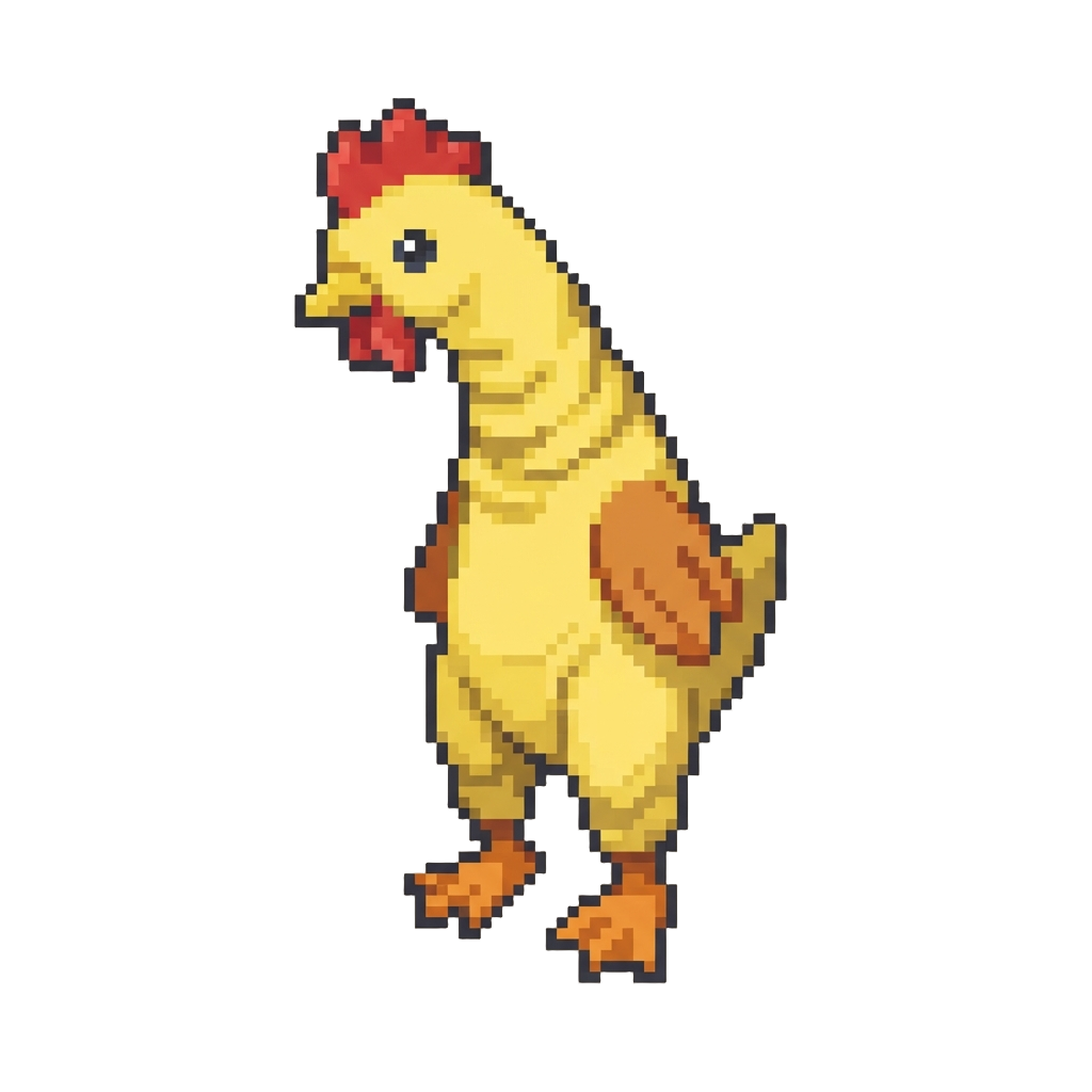 A Floppy Rubber Chicken Costume