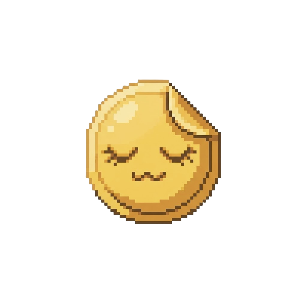 A Sleepy Face Sticker