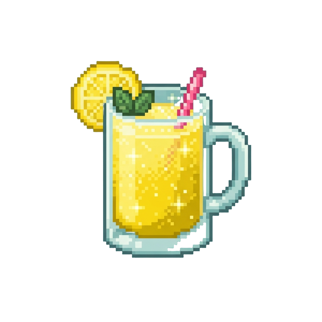 A Glittery Lemonade