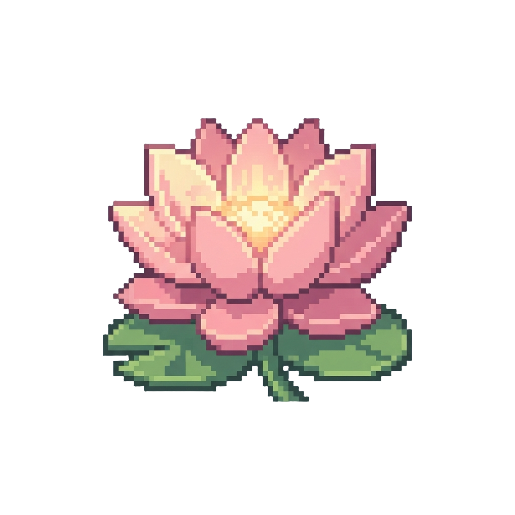 A Glowing Lotus Blossom