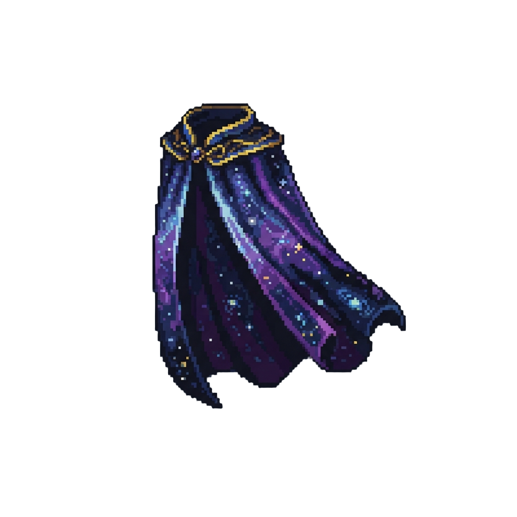 A Silk Galaxy Cape