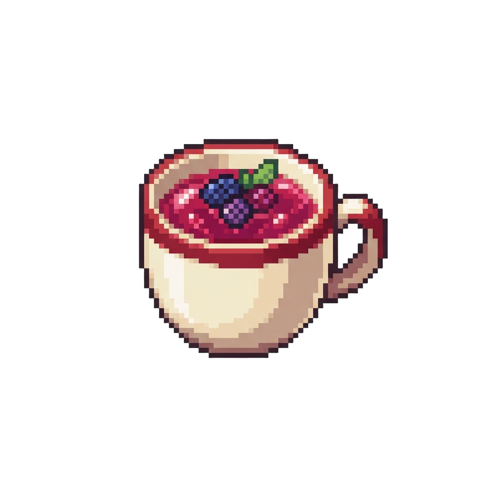 A Cup of Sparkling Berry Tea